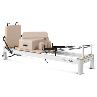 Studio Commercial Pilates Reformer Bed (Beige)