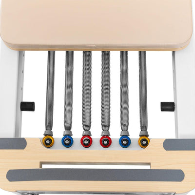 Studio Commercial Pilates Reformer Bed (Beige)